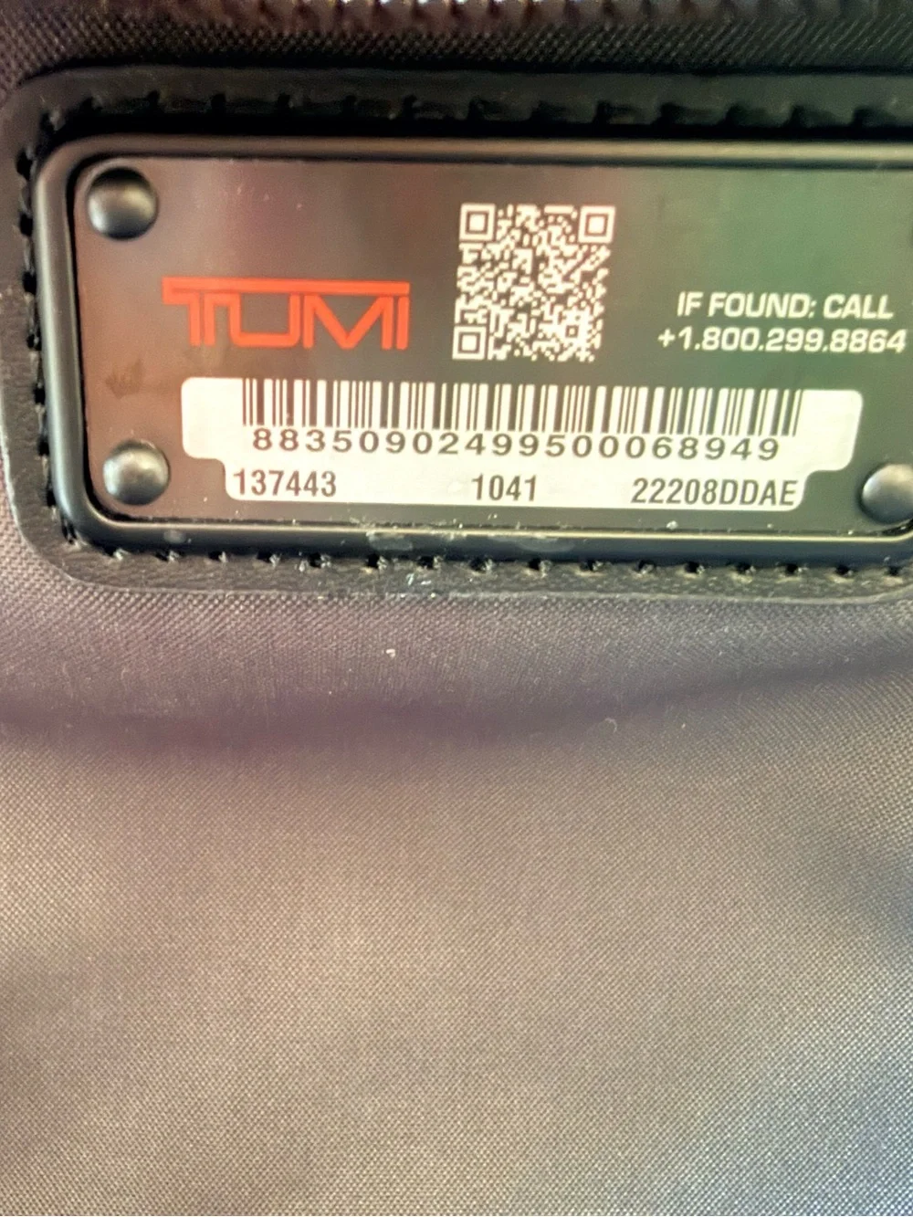 Tumi authentic corporate